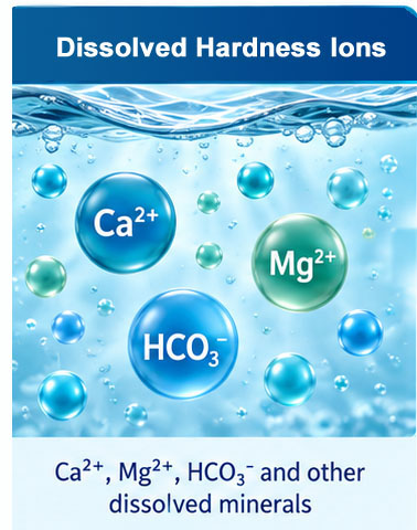 Dissolved Hardness Ions, pulse descaling processor